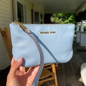 Light Blue Michael Kors Pouch